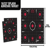 Allen Company Ruger 10/22 Splash Reactive Adhesive Paper Targets 5-Pack