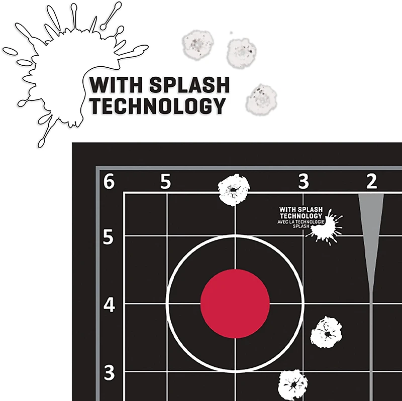 Allen Company Ruger 10/22 Splash Reactive Adhesive Paper Targets 5-Pack