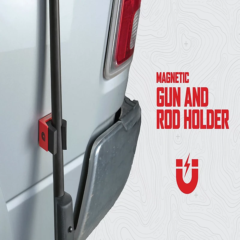 Allen Company Magnetic Firearm and Fishing Rod Holder with Frame