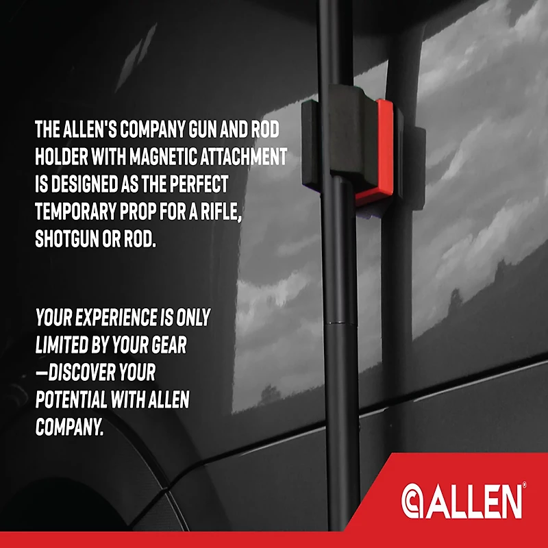 Allen Company Magnetic Firearm and Fishing Rod Holder with Frame