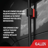 Allen Company Magnetic Firearm and Fishing Rod Holder with Frame