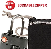 Allen Company Lockable 5 to 7 Handgun Storage Pouch with Writeable ID Label