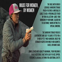 Girls With Guns Lockable Handgun Storage Pouch with Writable ID Label