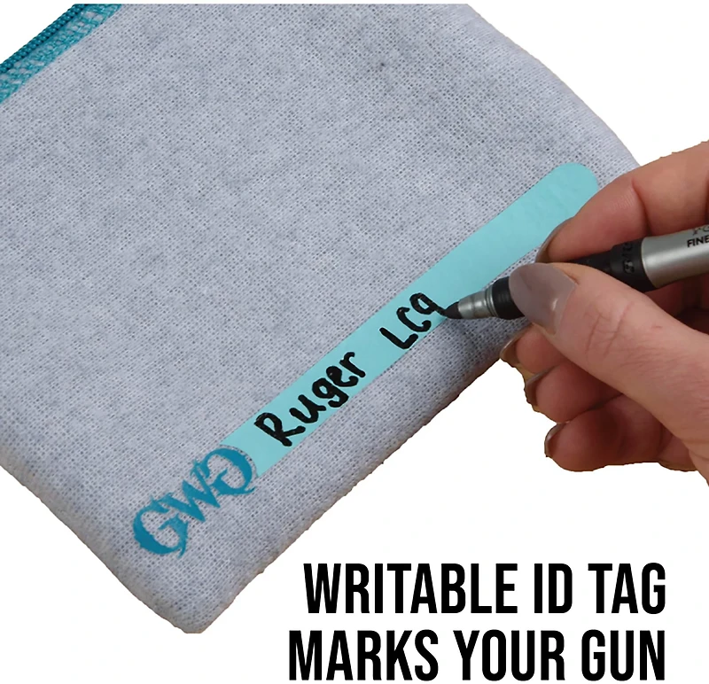 Girls With Guns Lockable Handgun Storage Pouch with Writable ID Label