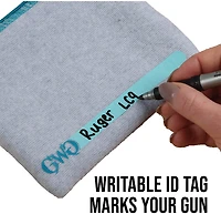 Girls With Guns Lockable Handgun Storage Pouch with Writable ID Label