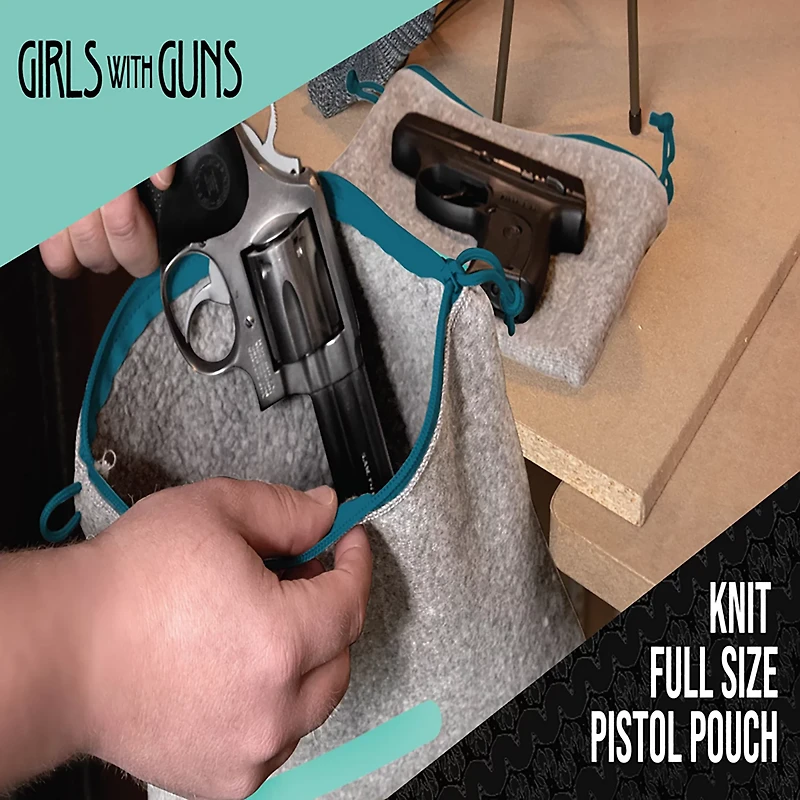 Girls With Guns Lockable Handgun Storage Pouch with Writable ID Label