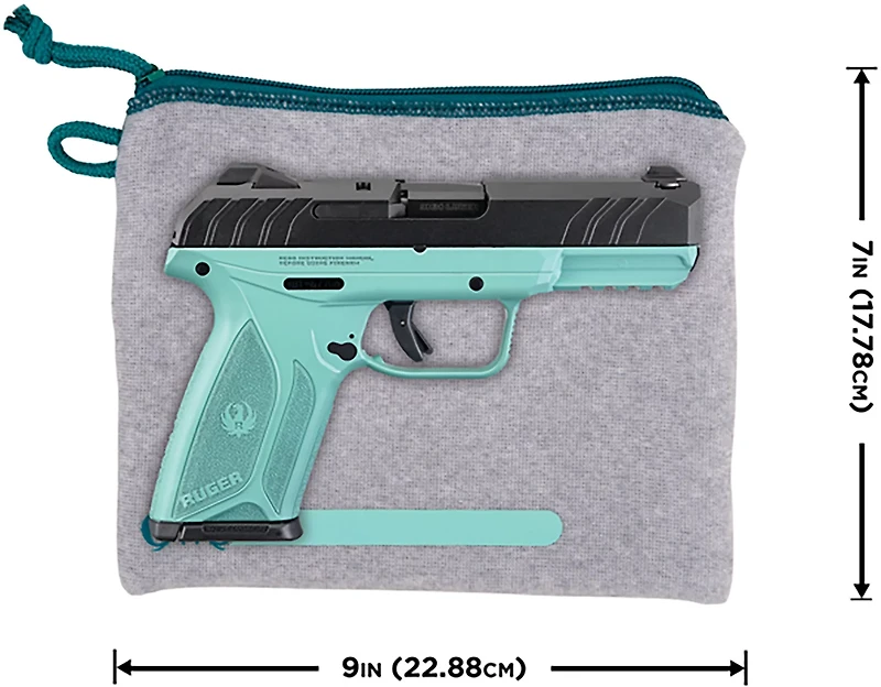 Girls With Guns Lockable Handgun Storage Pouch with Writable ID Label