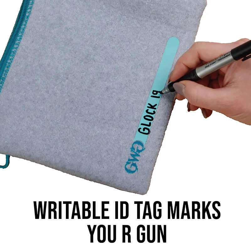 Girls With Guns Lockable Handgun Storage Pouch with Writable ID Label