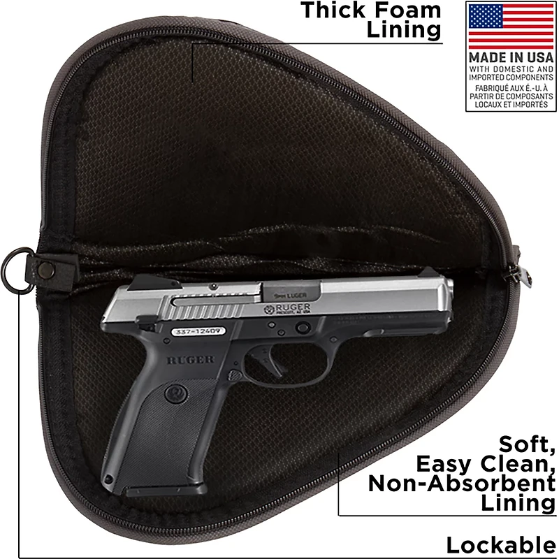 Allen Company 8 in Deluxe Handgun Case