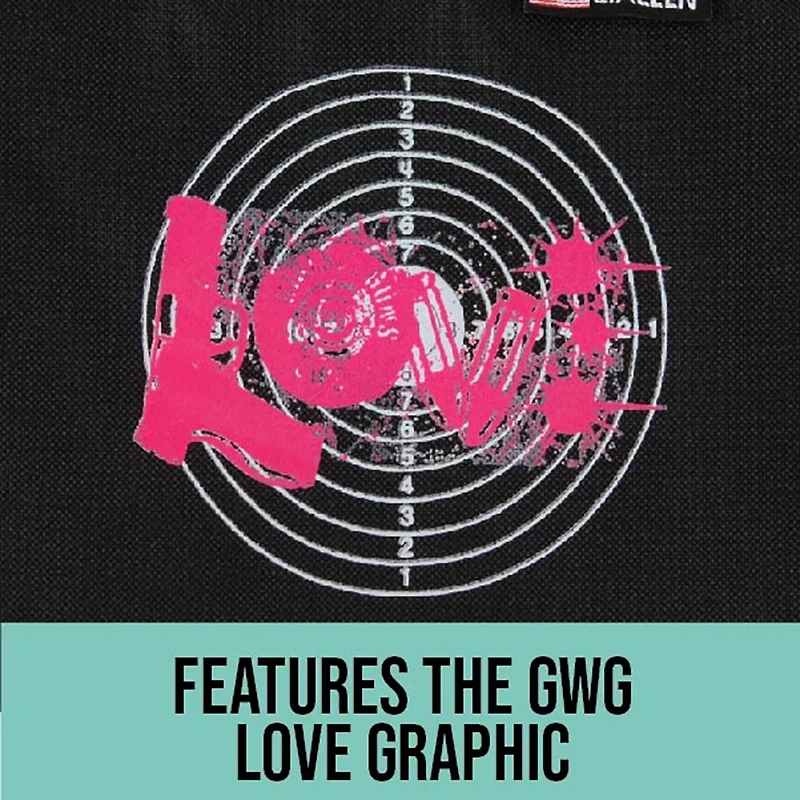 Girls With Guns 10 in Lockable LOVE Handgun Case