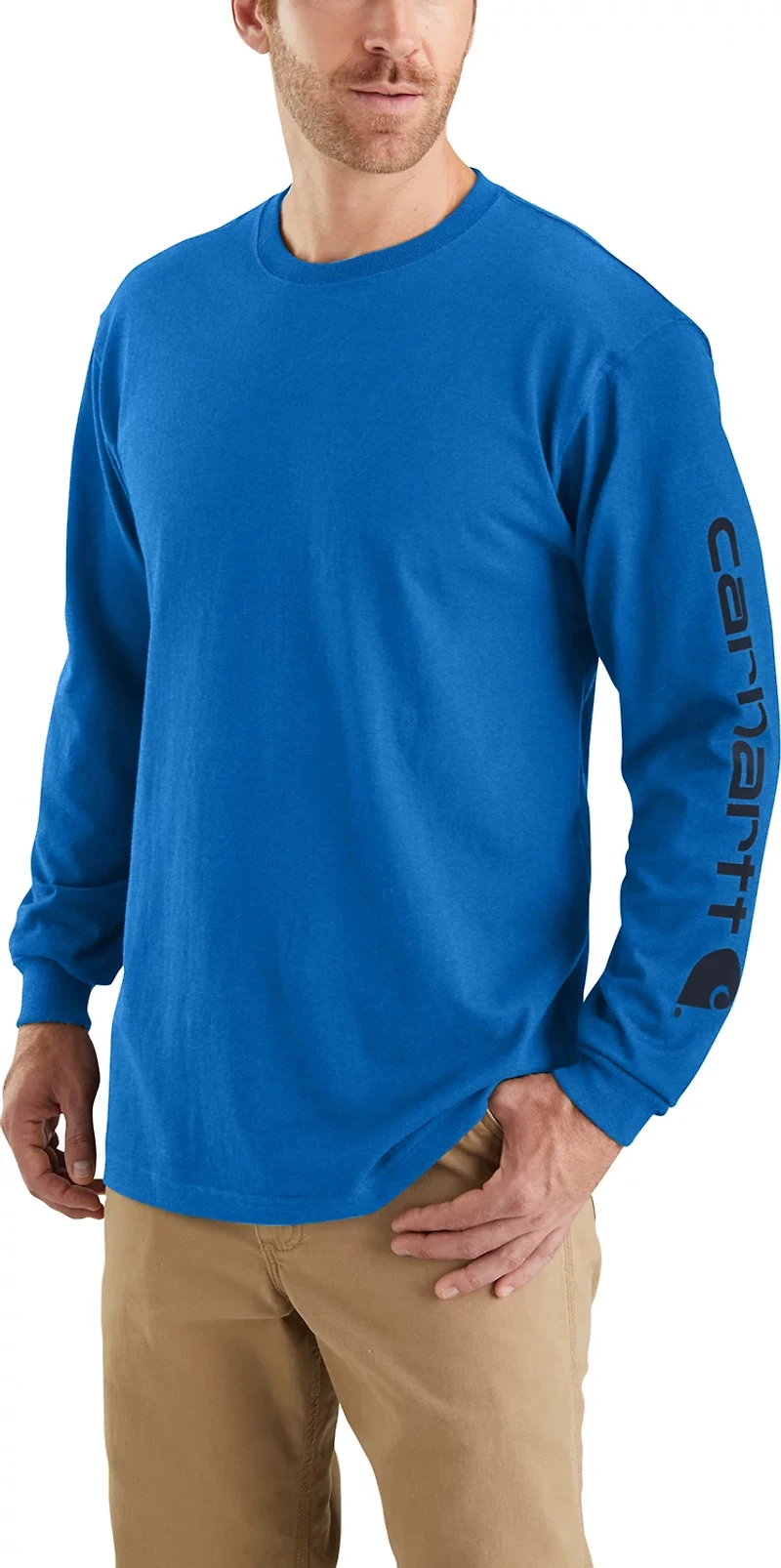 Carhartt Men's Long Sleeve Graphic Logo T-shirt