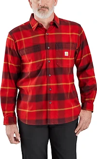 Carhartt Men's Midweight Flannel Long Sleeve Plaid Shirt
