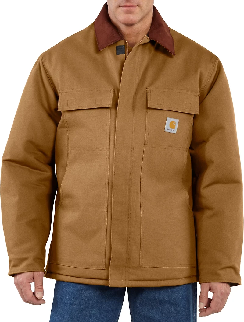 Carhartt Men's Loose Fit Firm Duck Insulated Traditional Coat