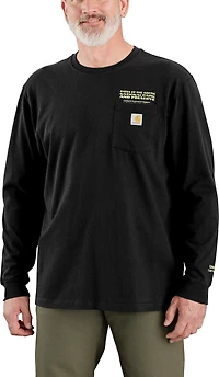Carhartt Men's Loose Fit Heavy Weight Long Sleeve Gates of the Arctic National Park Graphic T-Shirt