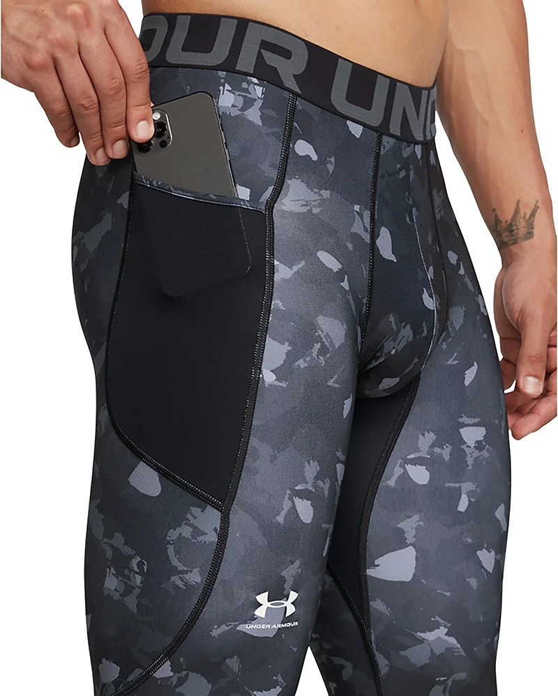 Under Armour Men's HeatGear Armour Printed Leggings