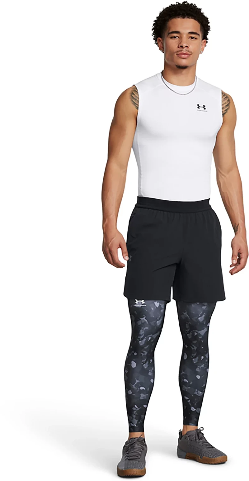 Under Armour Men's HeatGear Armour Printed Leggings