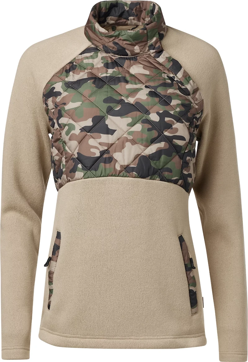 Magellan Outdoors Women's Fayette Mixed Media Pullover