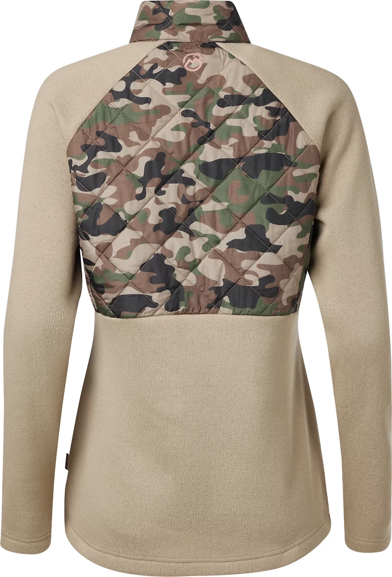 Magellan Outdoors Women's Fayette Mixed Media Pullover