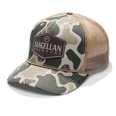 Magellan Outdoors Adults' HuntGear Heritage Rope Logo Trucker Hat