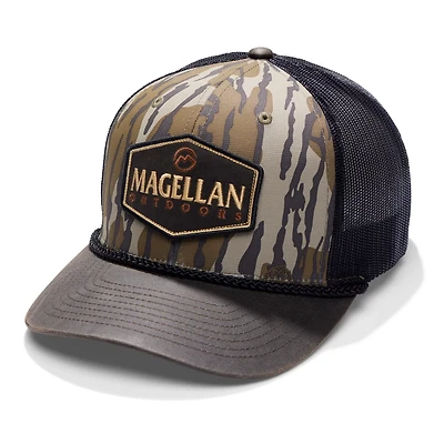 Magellan Outdoors Adults' HuntGear Heritage Rope Logo Trucker Hat