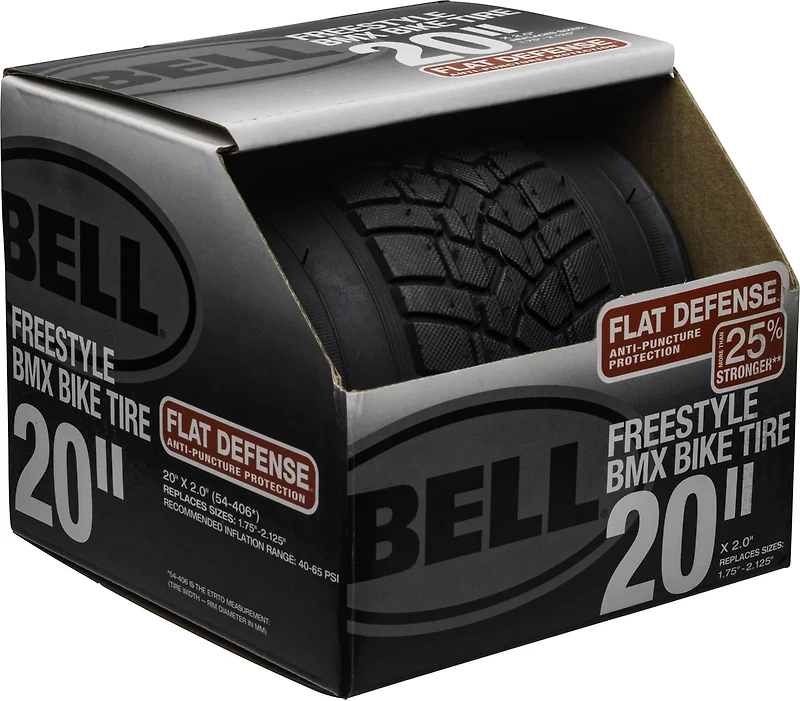 Bell BMX Freestyle 20 in Flat Defense Tire
