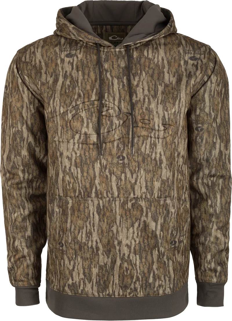 Drake Men's the Back Eddy Embossed Habitat Hoodie