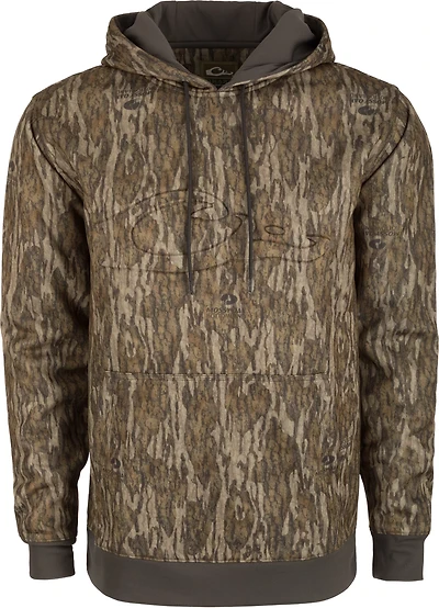 Drake Men's the Back Eddy Embossed Habitat Hoodie