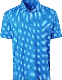 BURLEBO Men's Texas Pride Performance Polo Shirt