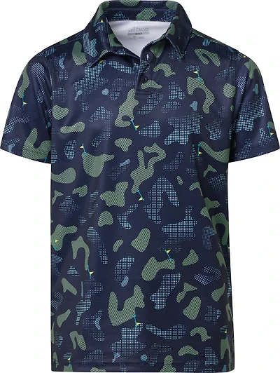 BCG Boys' Golf Camo Polo Shirt