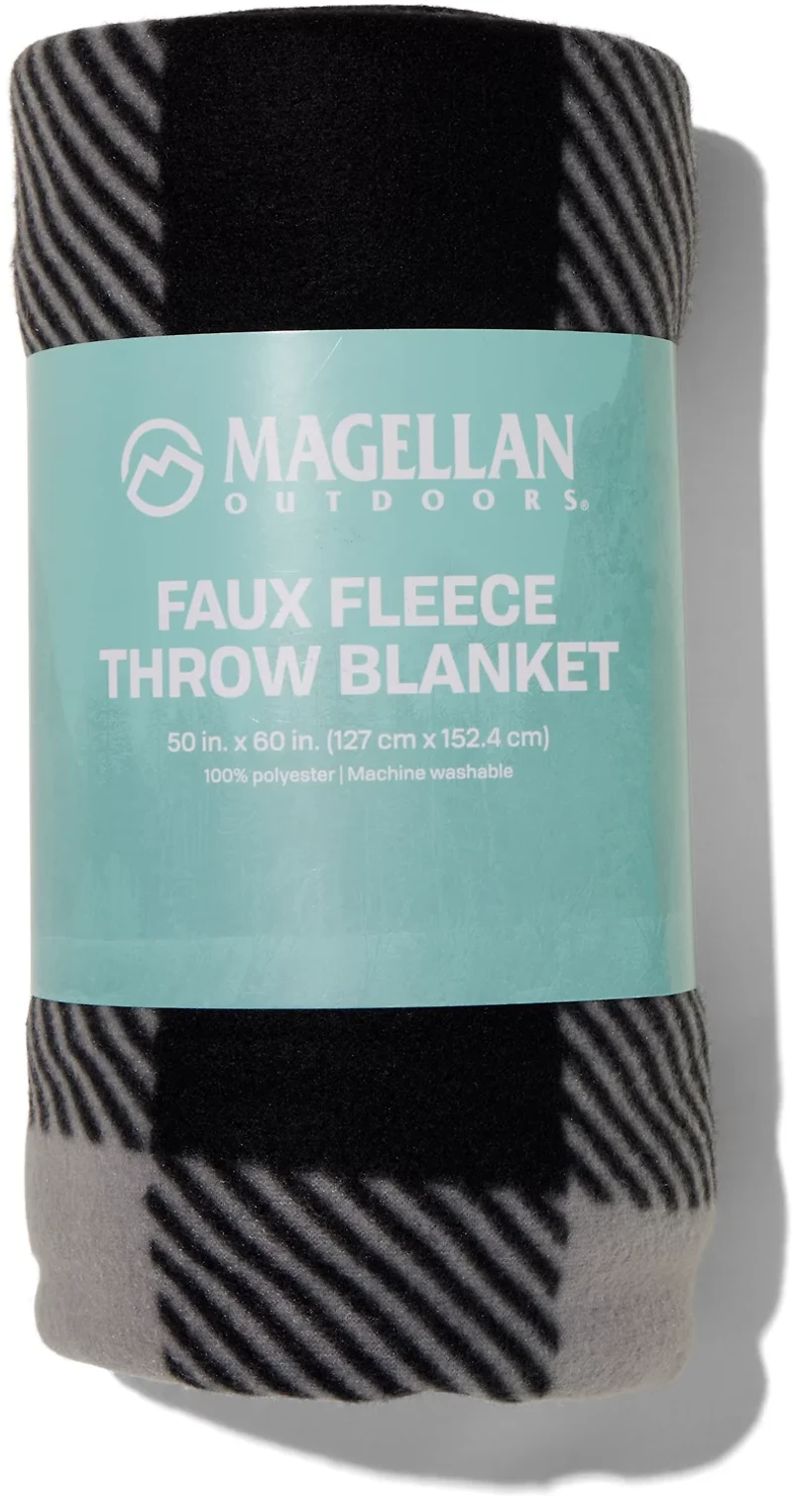 Magellan Outdoors 50x60 Fleece Throw Blanket