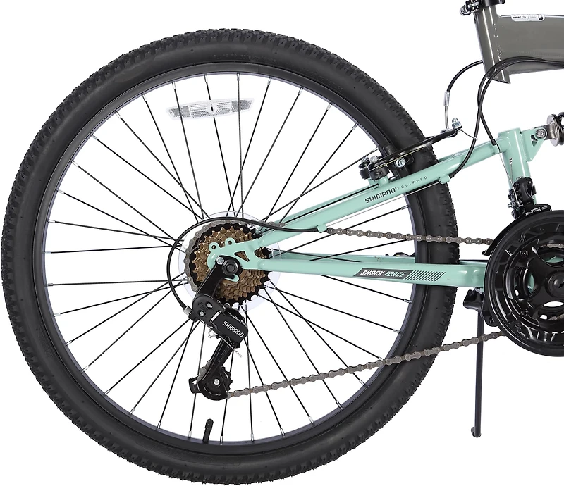 Ozone 500 Girls' Shock Force 24 in 21-Speed Mountain Bike