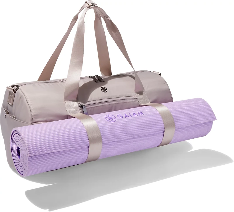 Gaiam Yoga Duffel Bag and 4 mm Mat