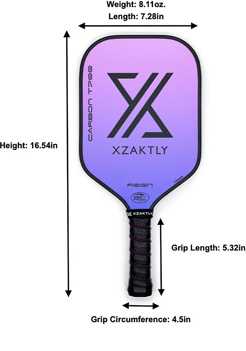 Xzaktly REIGN T700 Pickleball Paddle