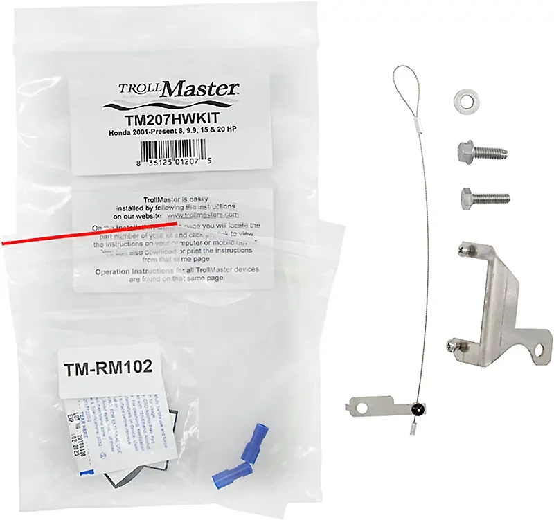 Trollmaster Hardware Kit Honda 8, 9.9, 15, 20 (‘01-present)