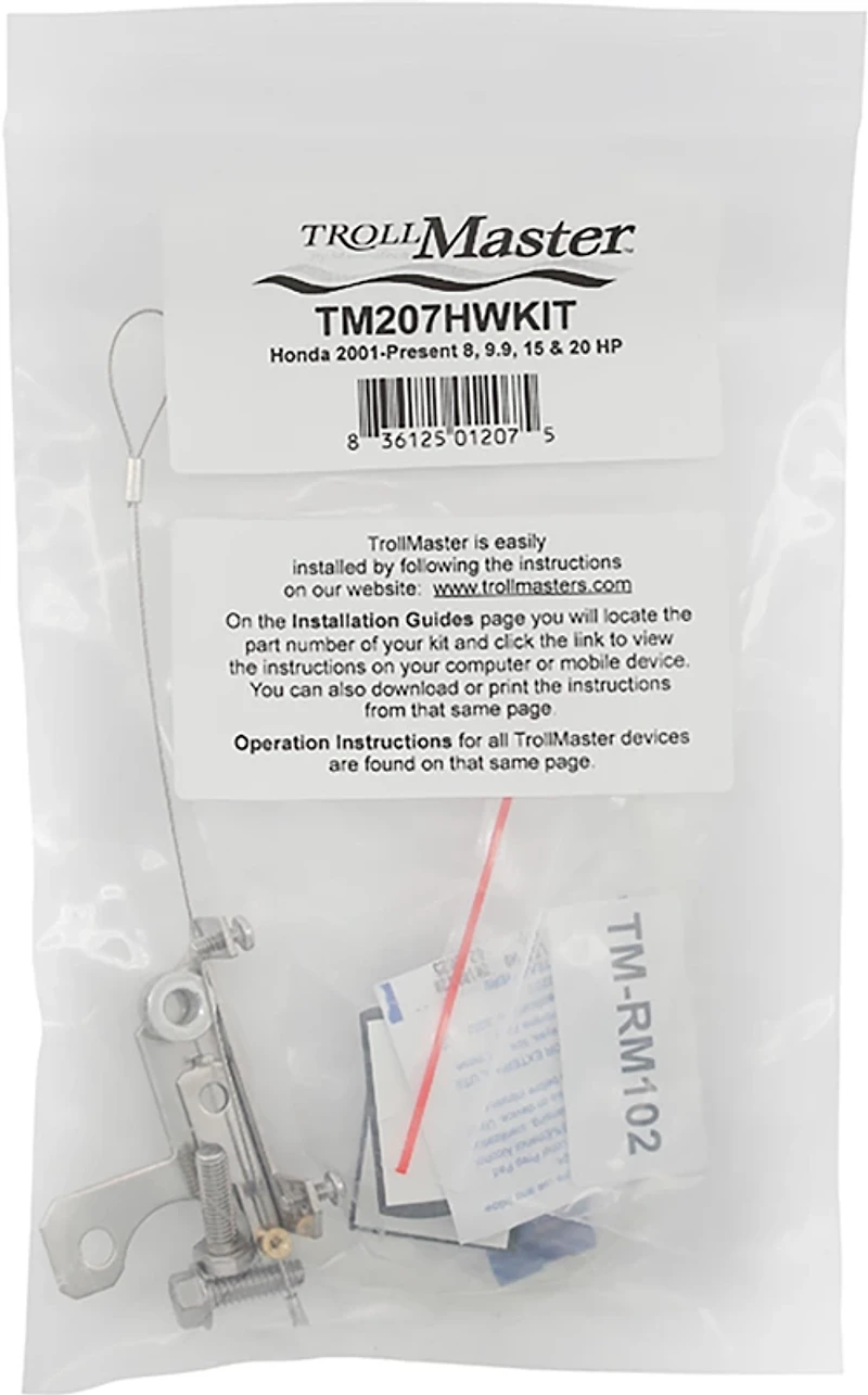 Trollmaster Hardware Kit Honda 8, 9.9, 15, 20 (‘01-present)