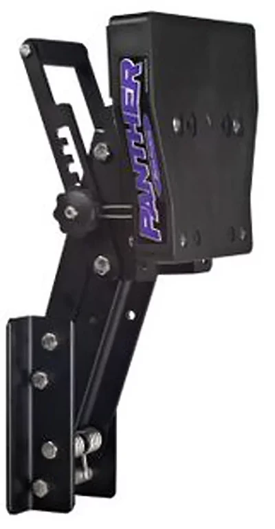 Panther Marine 15 HP 4 Stroke with 10 in Vertical Travel Outboard Motor Bracket.