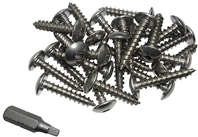 Dock Edge Stainless Steel Mounting Screws & Driver 100-Pack