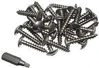 Dock Edge Stainless Steel Mounting Screws & Driver 100-Pack