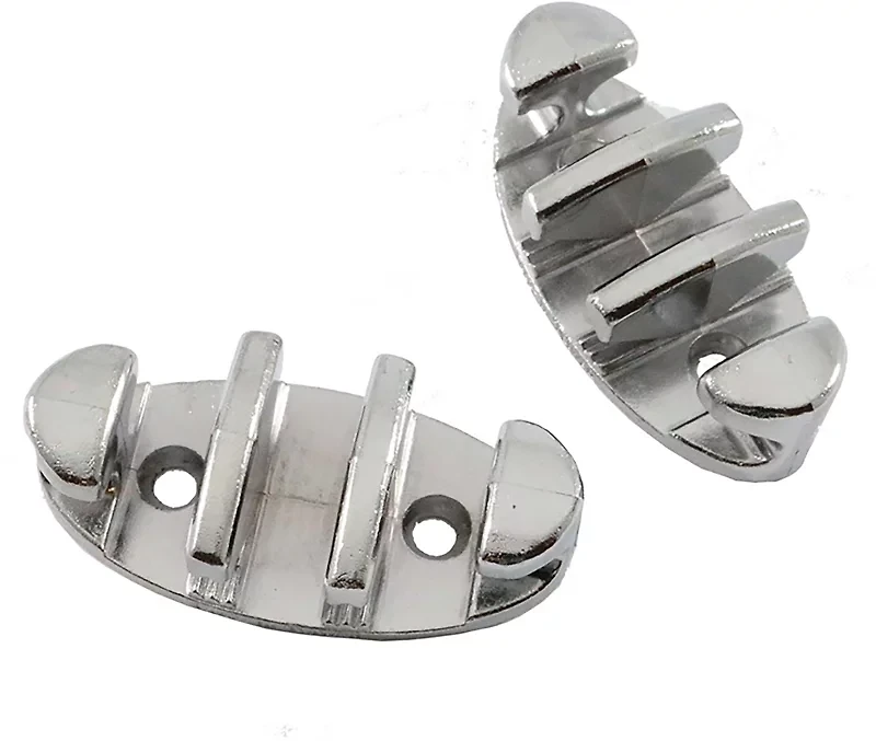 Panther Marine Zinc Plated Rope Cleats 2-Pack
