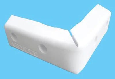 Dock Edge Protect Corner 8 in PVC Bumper