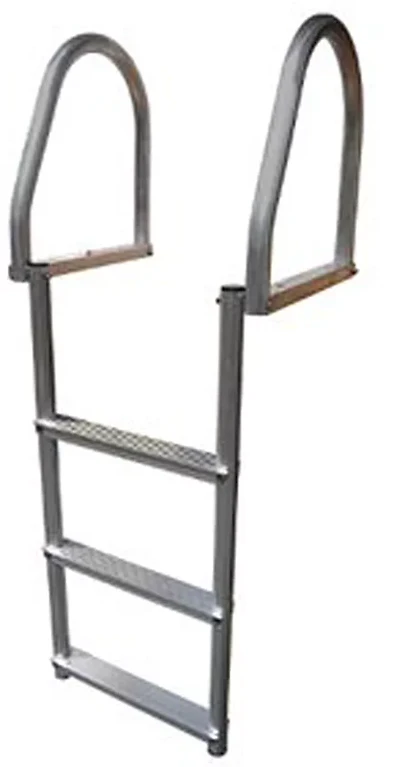 Dock Edge Flip-Up Eco Weld Free Aluminum -Step Ladder
