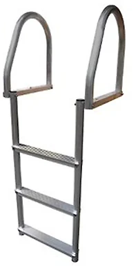 Dock Edge Flip-Up Eco Weld Free Aluminum -Step Ladder