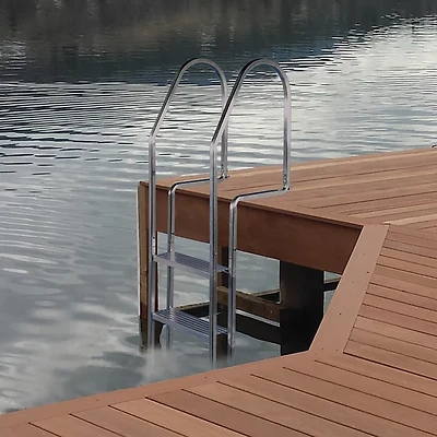 Dock Edge KWIK Release Aluminum -Step Ladder