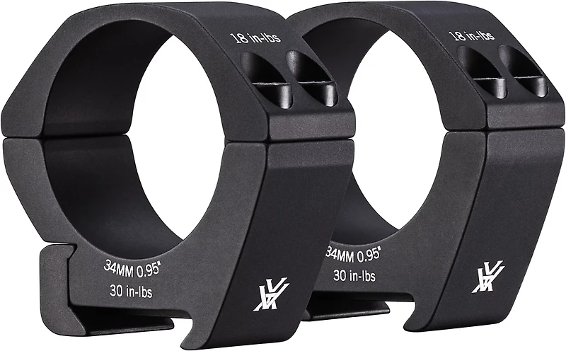 Vortex Pro 34mm Low Riflescope Rings 2-Pack