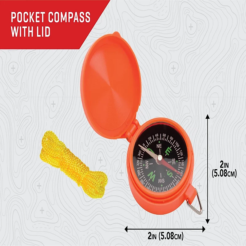 Allen Company Pocket Compass with Lid