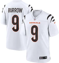 Nike Men's Bengals Burrow Road Game Jersey