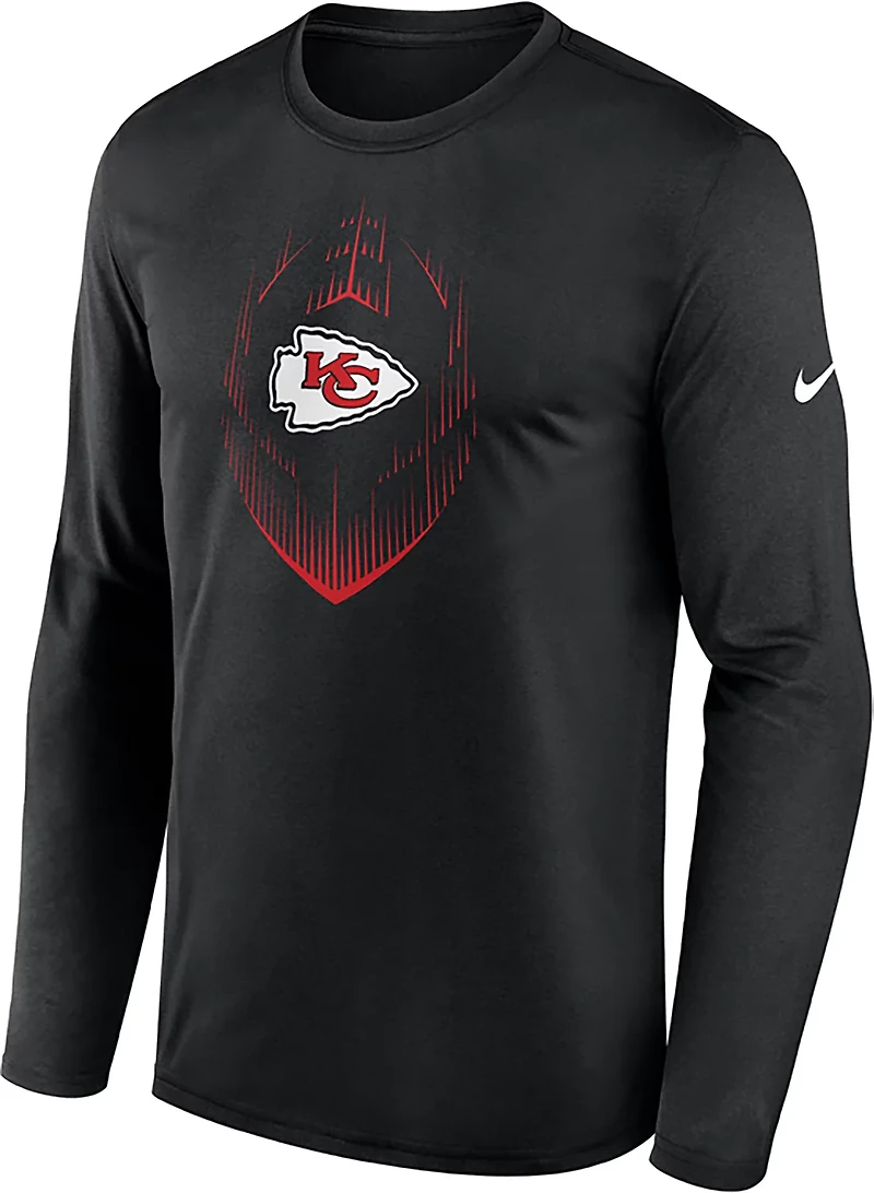 Nike Men's Chiefs Legend Icon Long Sleeve Tee