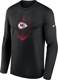 Nike Men's Chiefs Legend Icon Long Sleeve Tee