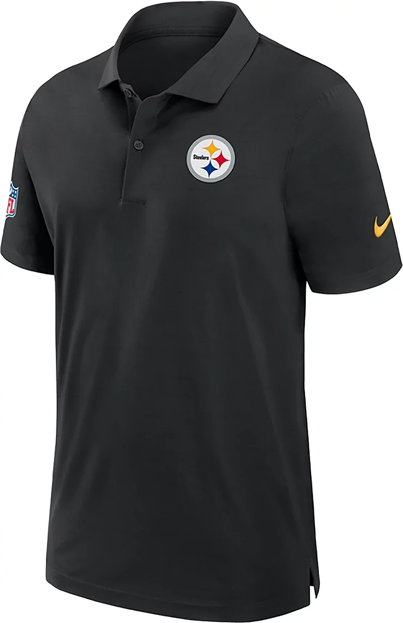 Nike Men's Steelers Dryfit Short Sleeve Polo