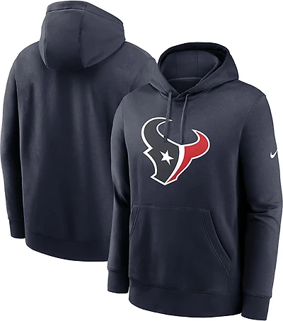 Nike Men's Texans Club Logo Long Sleeve Hoodie